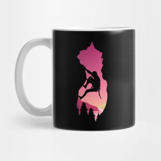 Mountain Climbing | Mountaineer | Climbing sport art Mug